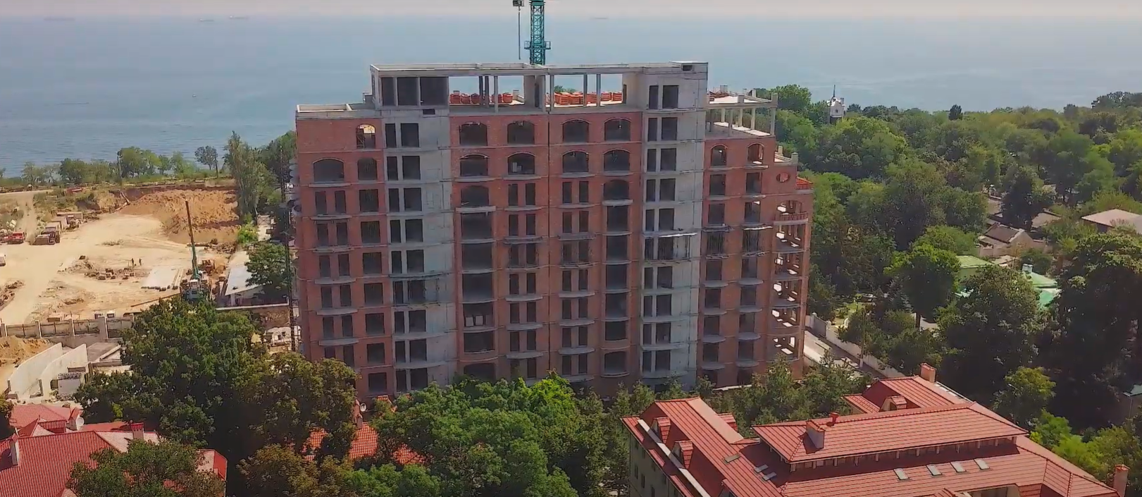 Ход строительства КД Biarritz, авг, 2020 год