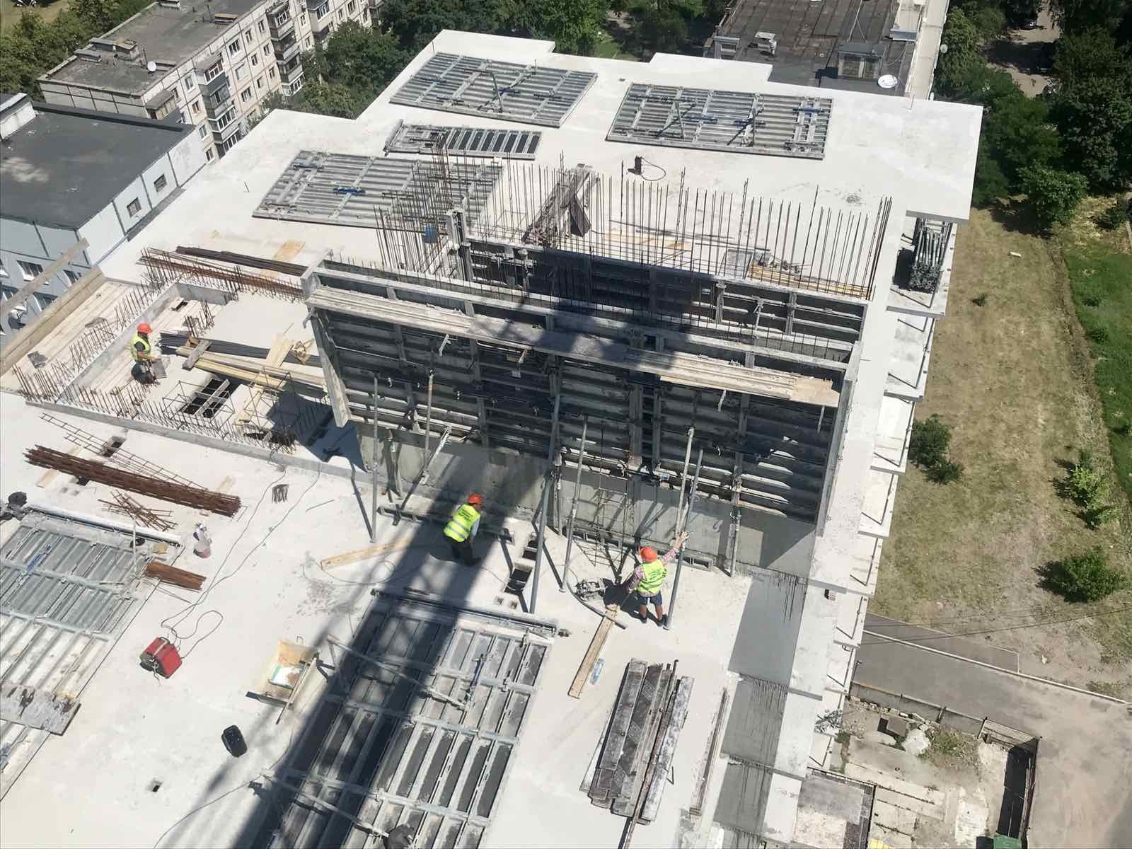 Хід будівництва ЖК Слобожанський квартал, черв, 2020 рік