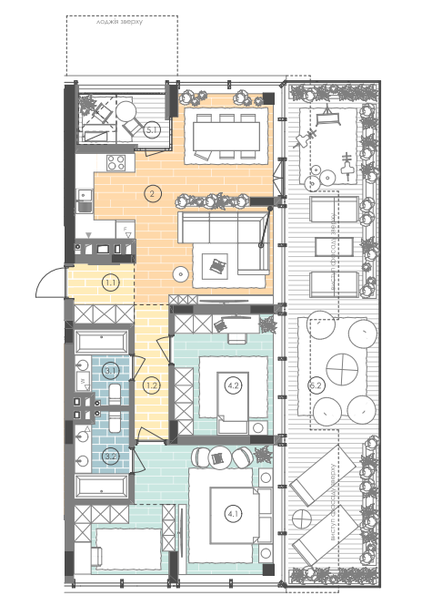2-кімнатна 100.4 м² в ЖК UNIT.Home від 52 900 грн/м², Київ