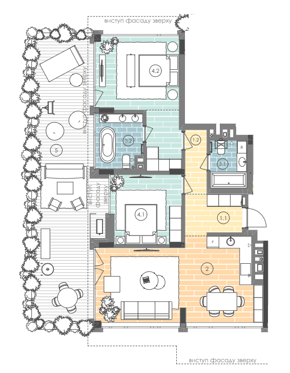 2-кімнатна 98.9 м² в ЖК UNIT.Home від 52 900 грн/м², Київ