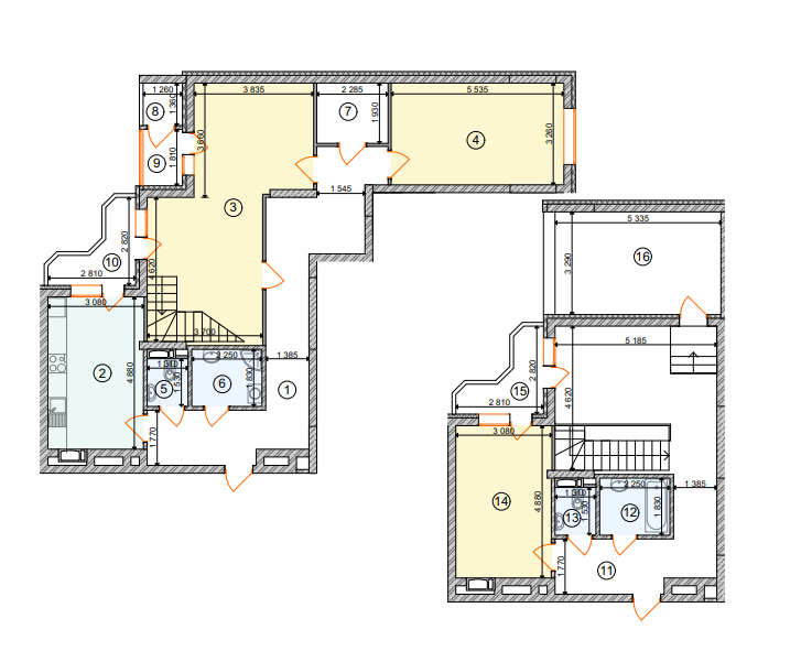 Двухуровневая 156.52 м² в ЖК Злагода от 27 231 грн/м², Киев