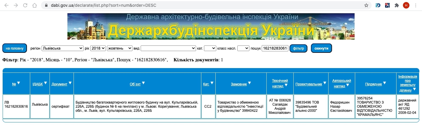 Сертификат о готовности Дом 2 (секция Б9), ЖК Город трав