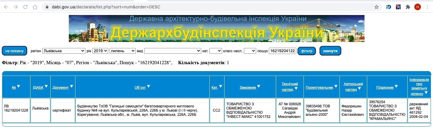 Сертификат о готовности Дом 2 (секция Б7), ЖК Город трав