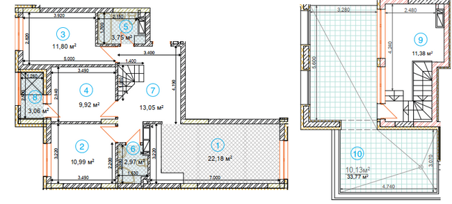 Двухуровневая 99.23 м² в ЖК SKY AVENUE от 27 524 грн/м², Киев