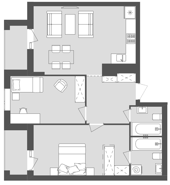 3-кімнатна 73.26 м² в ЖК Avalon Zelena Street від 17 100 грн/м², Львів