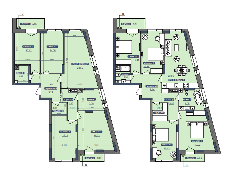 4-кімнатна 118.2 м² в ЖК Метрополіс від 33 072 грн/м², Київ