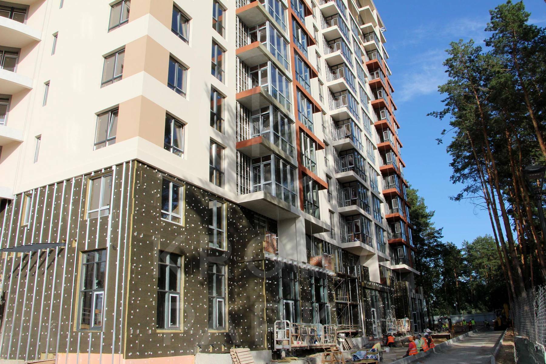 Хід будівництва ЖК Krona Park, серп, 2020 рік