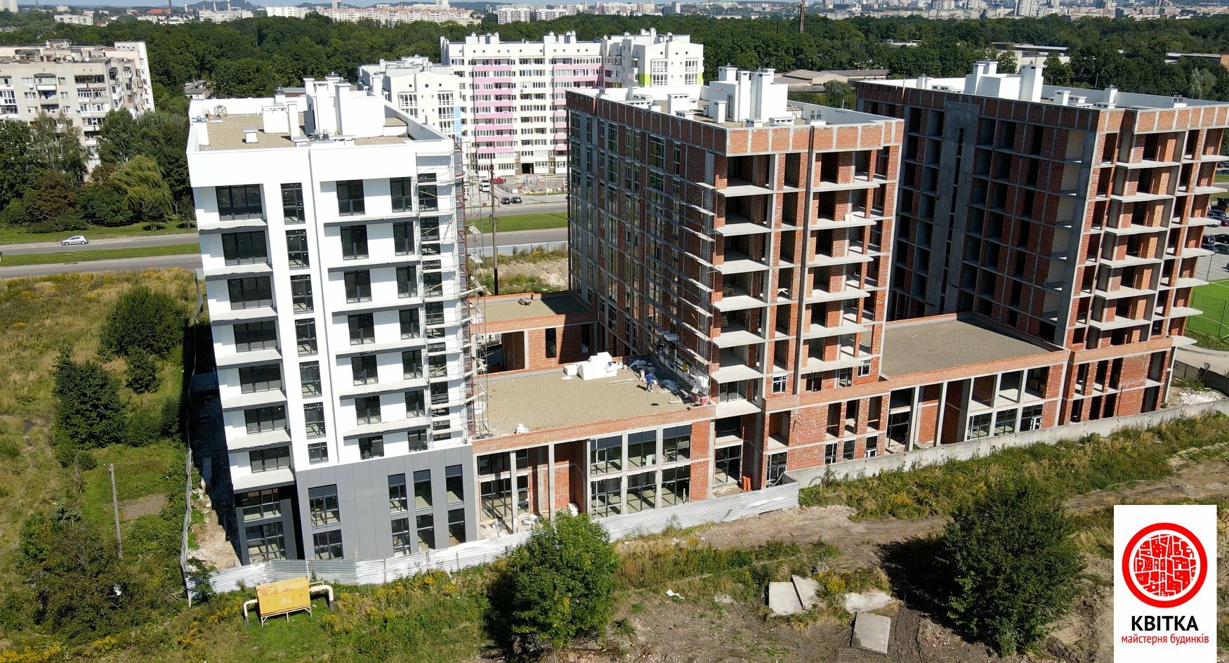 Хід будівництва ЖК Вільне Місто, вер, 2020 рік