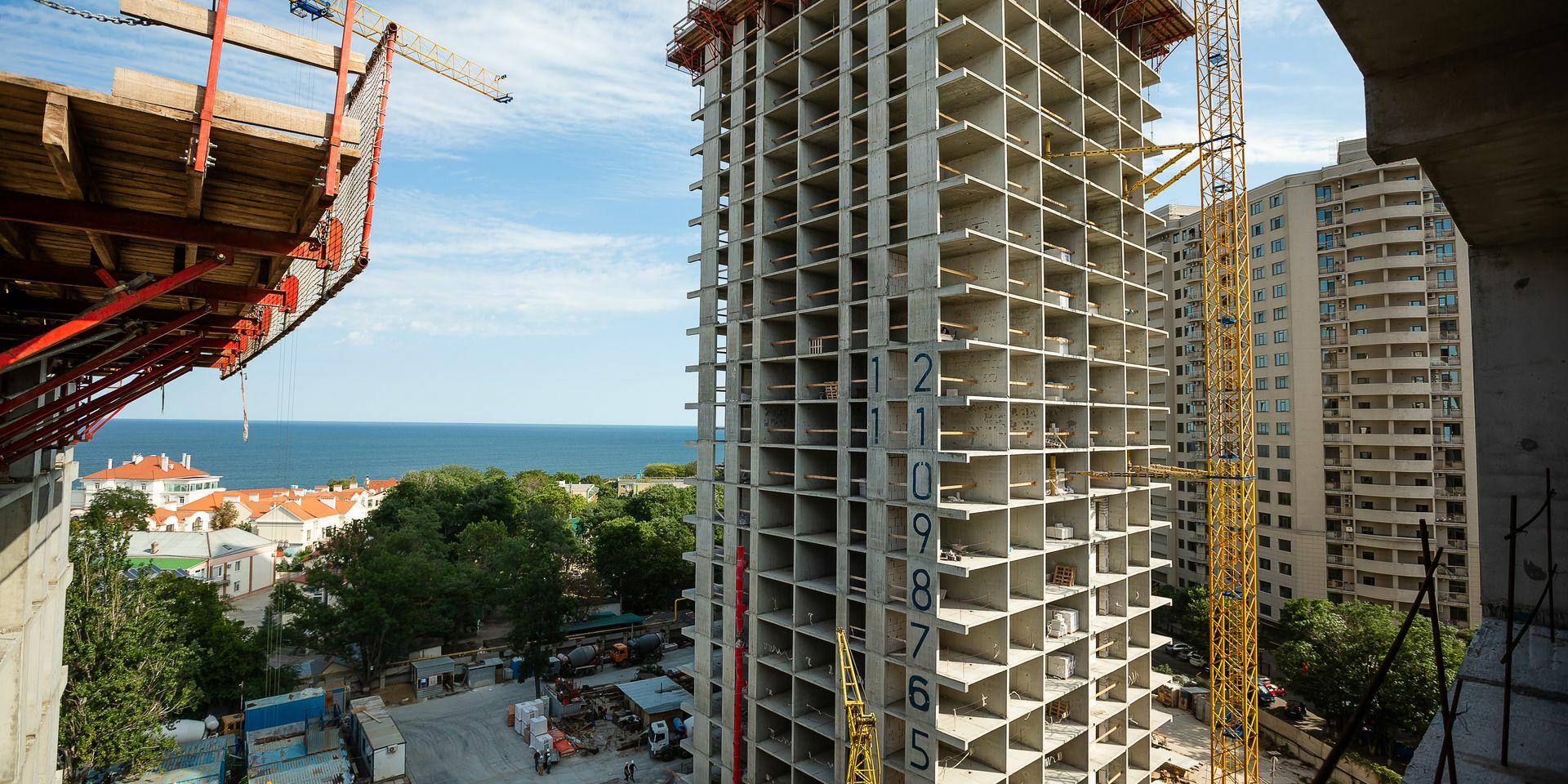 Хід будівництва ЖК Sea View, вер, 2020 рік