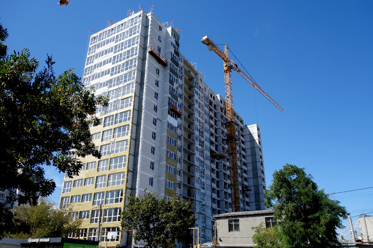 Хід будівництва ЖК Бульвар Акацій, серп, 2020 рік