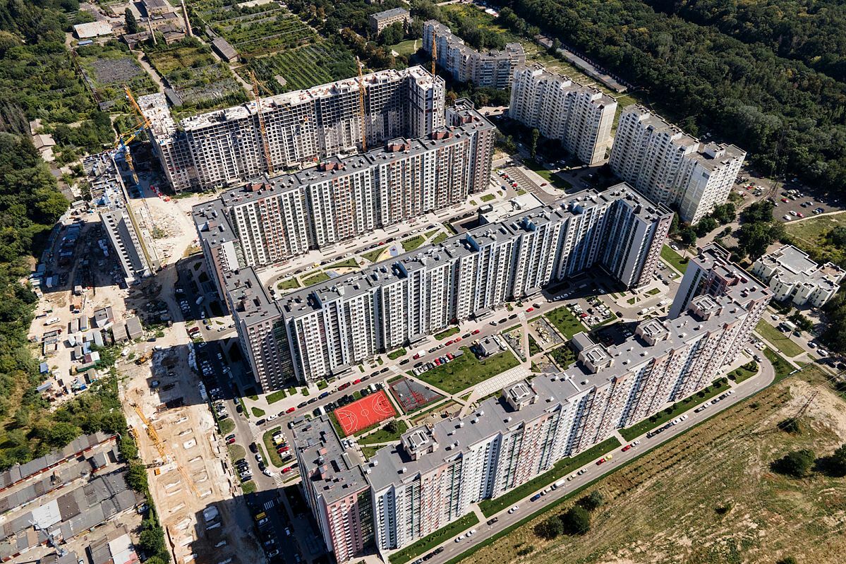 Ход строительства ЖК Парковый квартал «Город цветов», окт, 2020 год