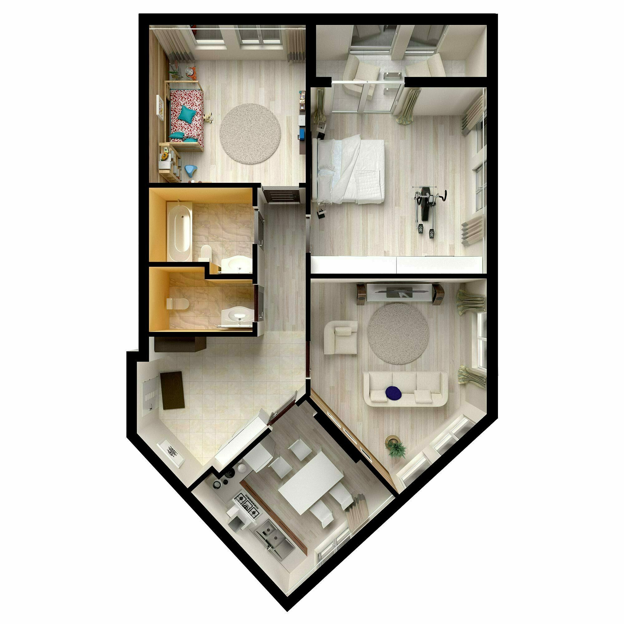 3-кімнатна 89.13 м² в ЖК Madison Gardens від 24 964 грн/м², м. Бровари