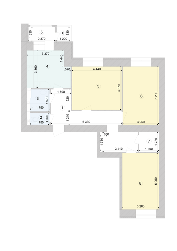 3-кімнатна 90.74 м² в ЖК Голосіївська Долина від 29 800 грн/м², Київ