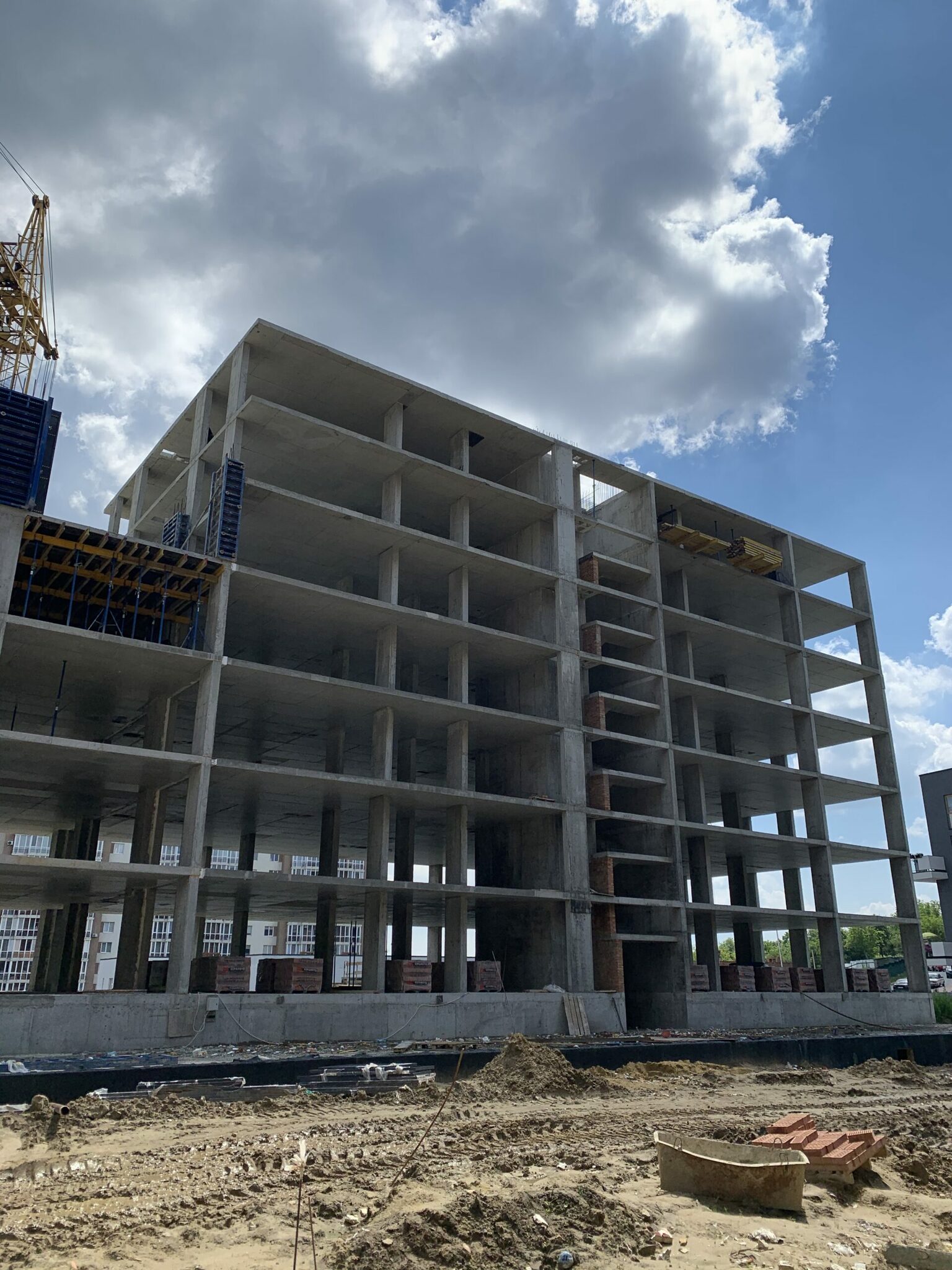 Ход строительства ЖК Малоголосківські пагорби, июль, 2020 год