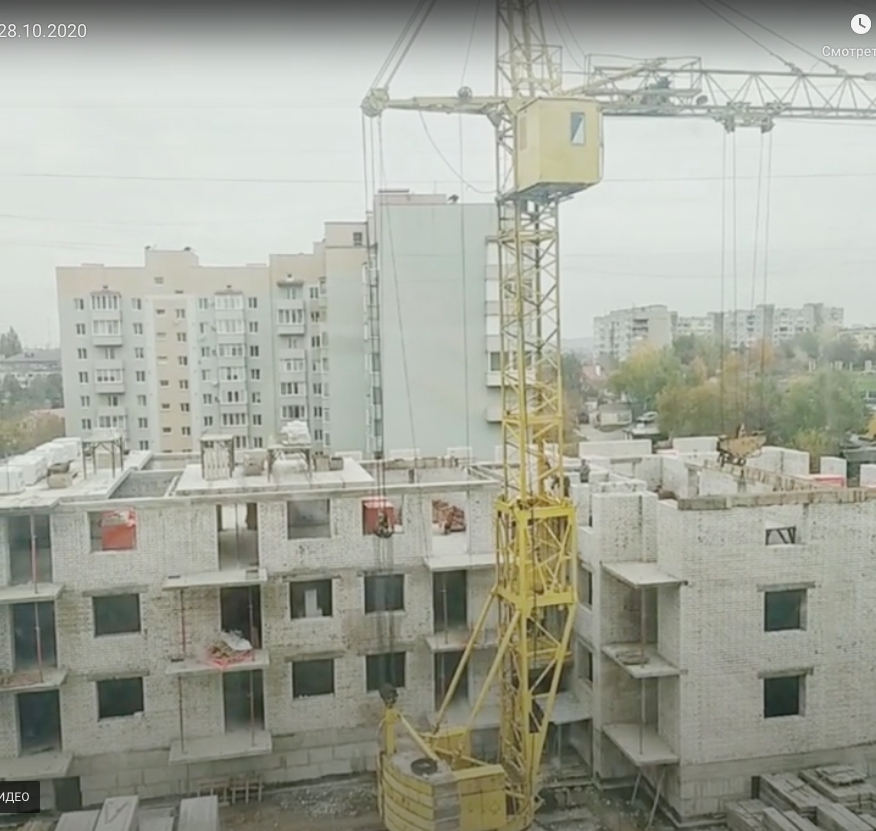 Хід будівництва ЖК Eco House, жовт, 2020 рік