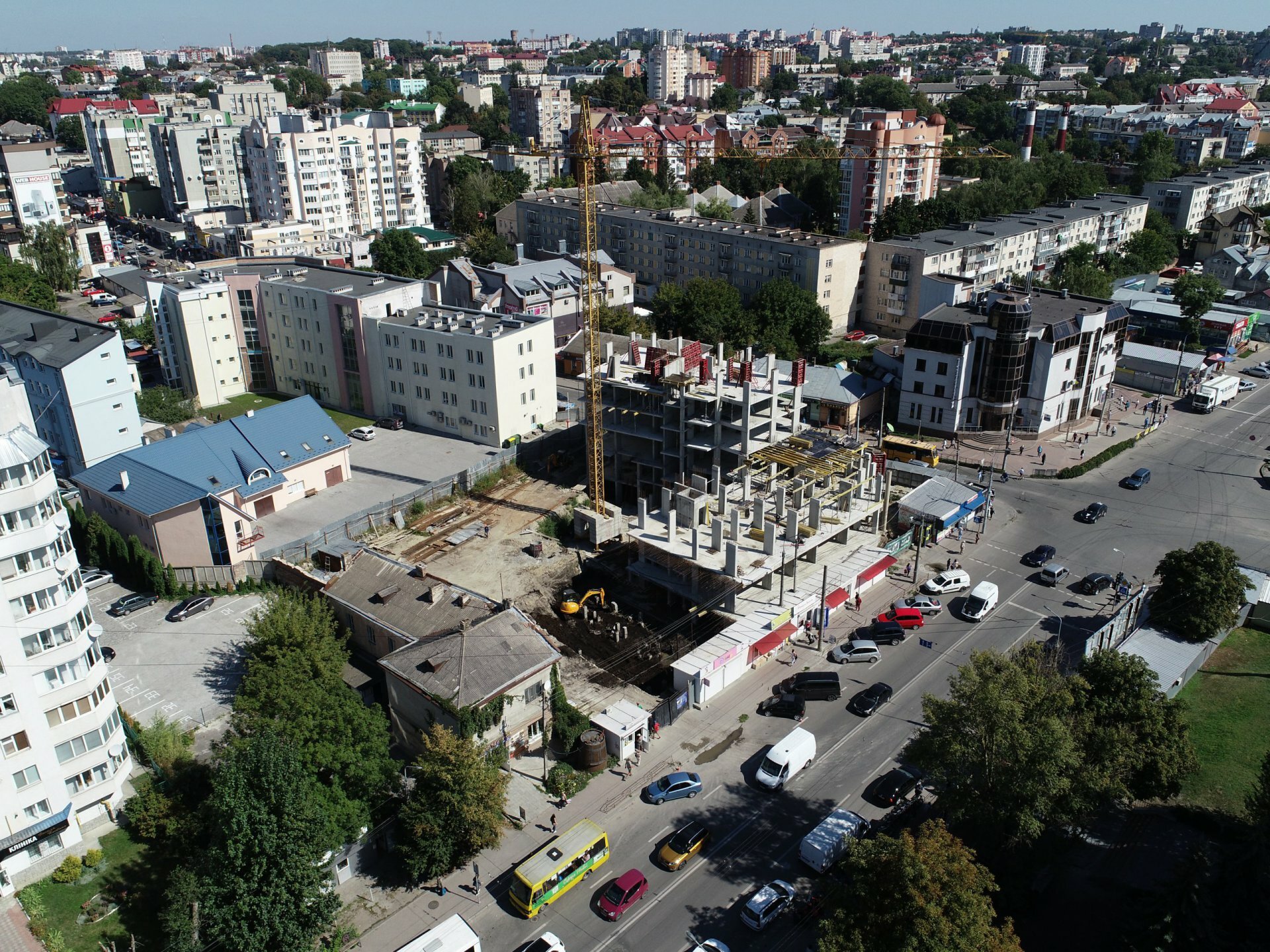 Хід будівництва ЖК Централ Хол, вер, 2020 рік