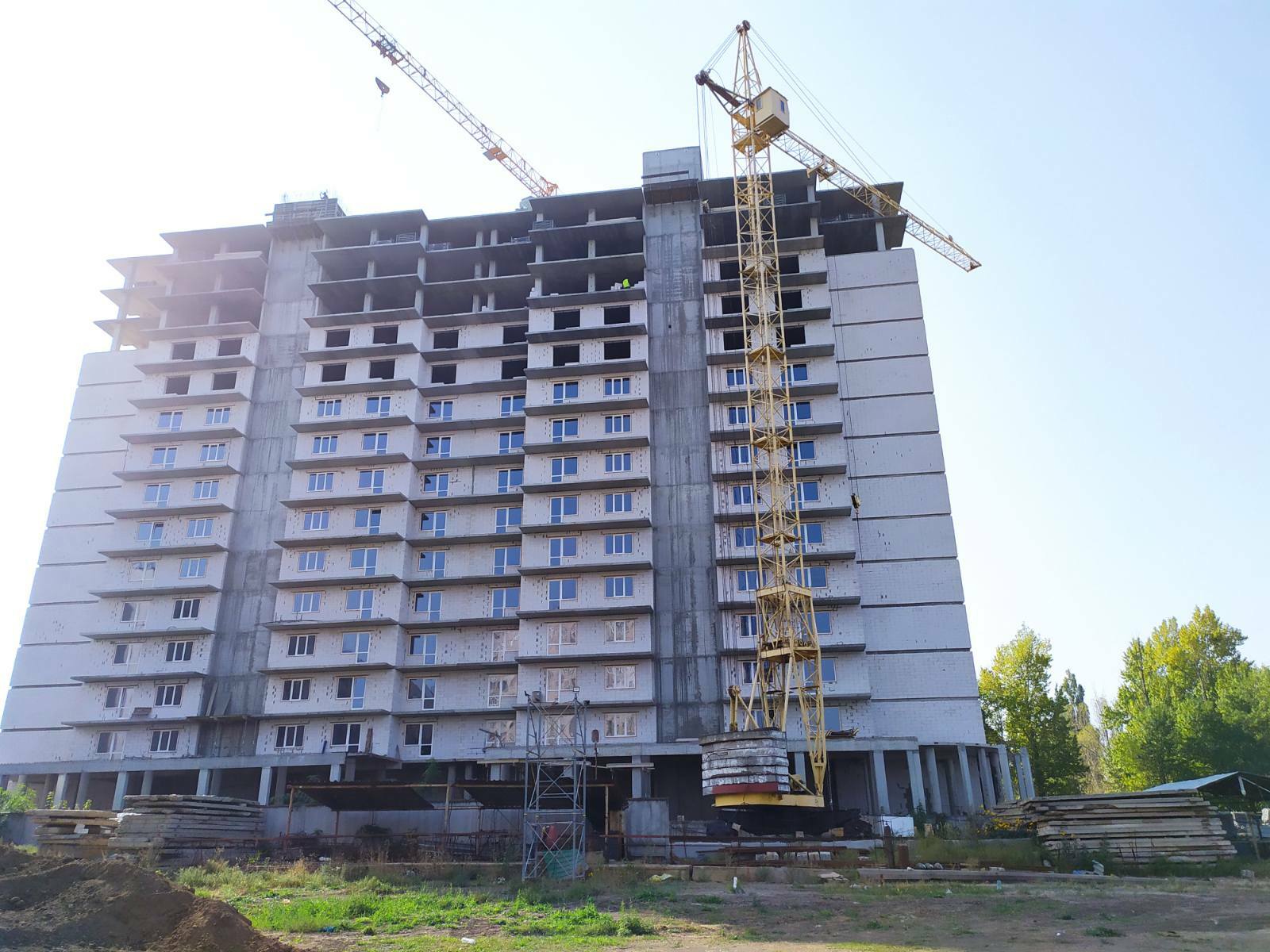 Хід будівництва ЖК Слобожанський квартал, вер, 2020 рік