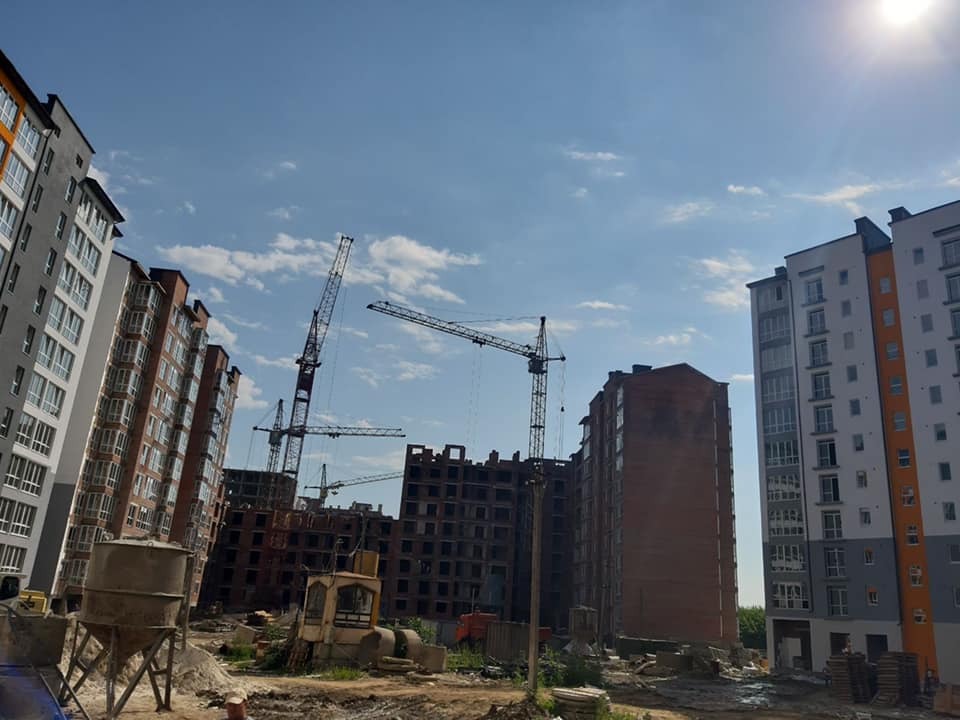 Ход строительства ЖК Квартал Галицкий, авг, 2020 год