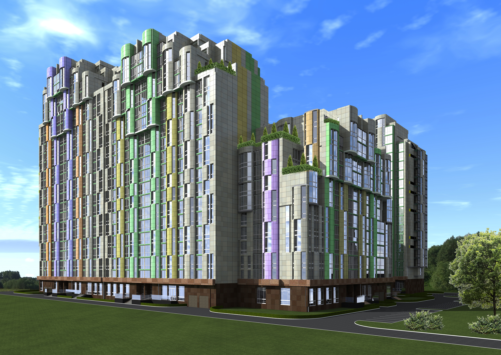 Жилой комплекс Курнатовского, Киев