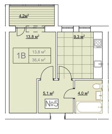 1-кімнатна 36.4 м² в ЖК Гранд Віллас від 27 000 грн/м², смт Ворзель