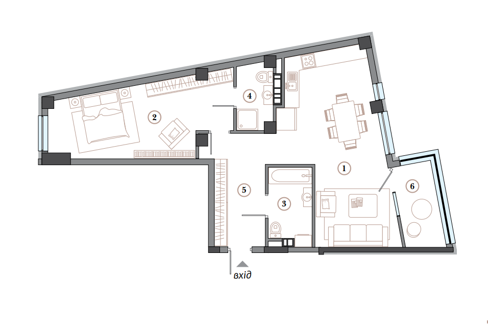 1-комнатная 77.15 м² в ЖК АРСЕНАЛ House от 100 000 грн/м², Киев