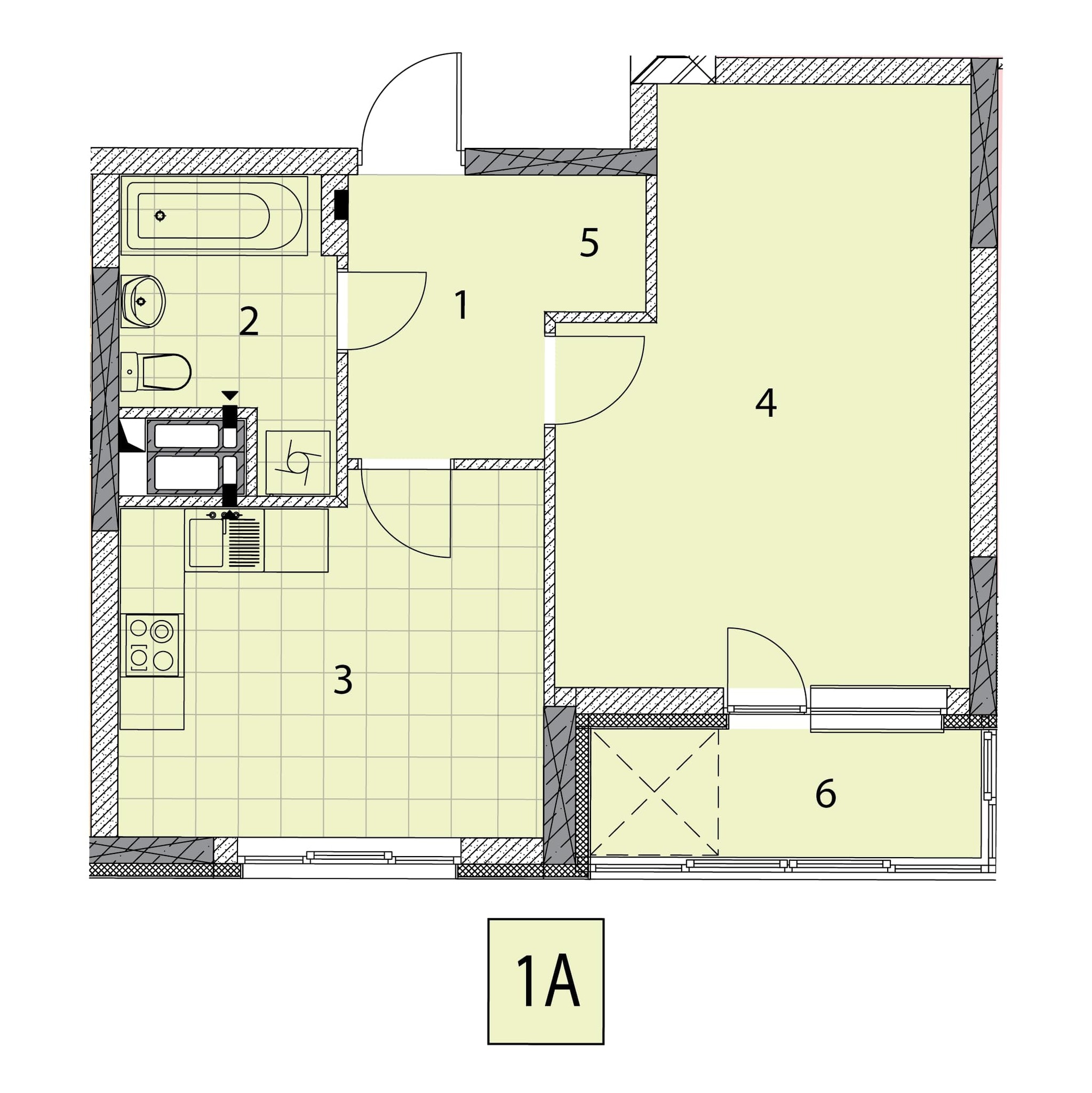 1-кімнатна 47.35 м² в ЖК Теремки від 29 700 грн/м², Київ