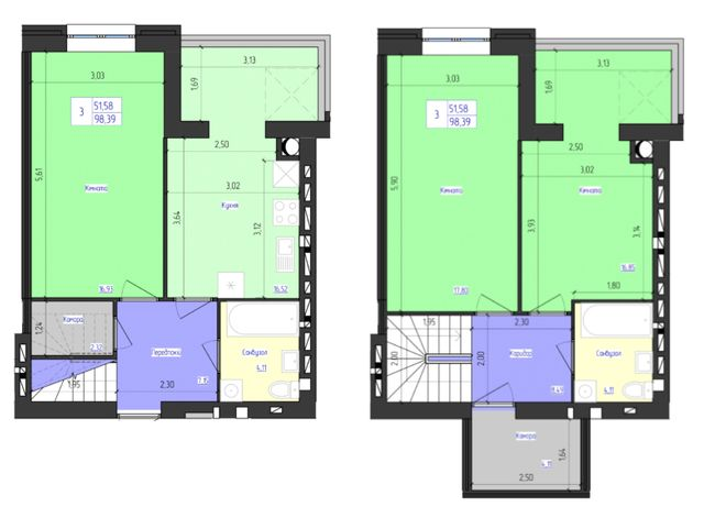 Двухуровневая 98.39 м² в ЖК Олимпийский от 18 300 грн/м², Харьков