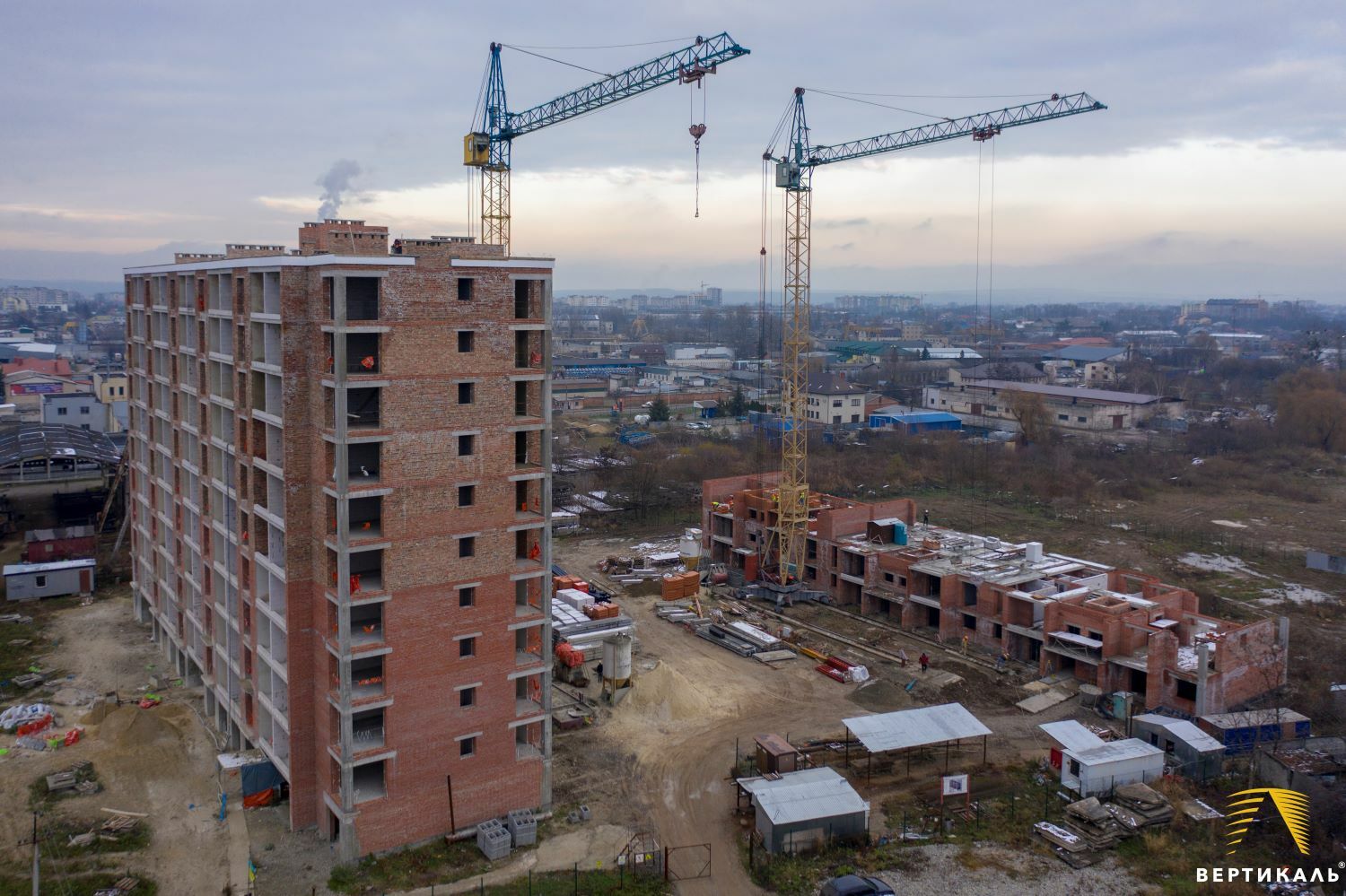 Ход строительства ЖК Городок Мануфактура, ноя, 2020 год