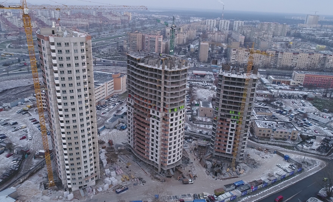 Хід будівництва ЖК Райдужний, груд, 2020 рік