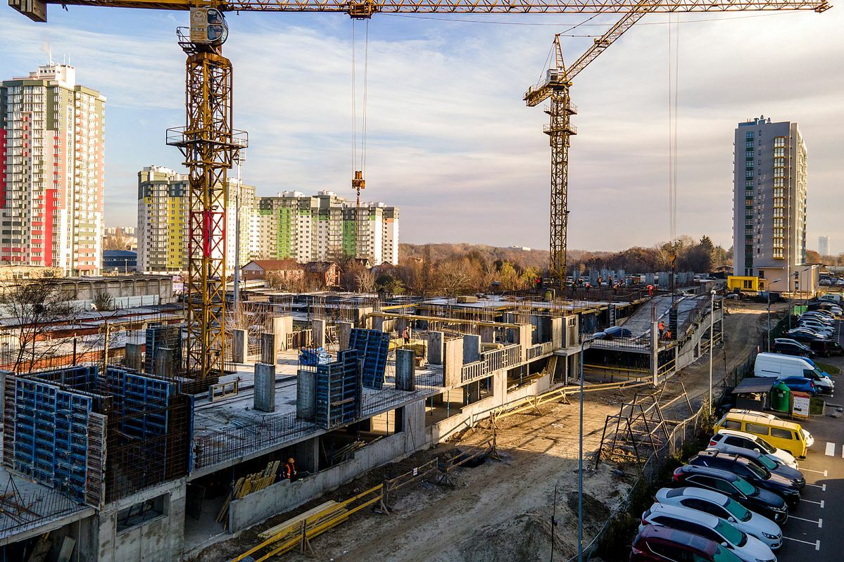 Ход строительства ЖК Парковый квартал «Город цветов», ноя, 2020 год