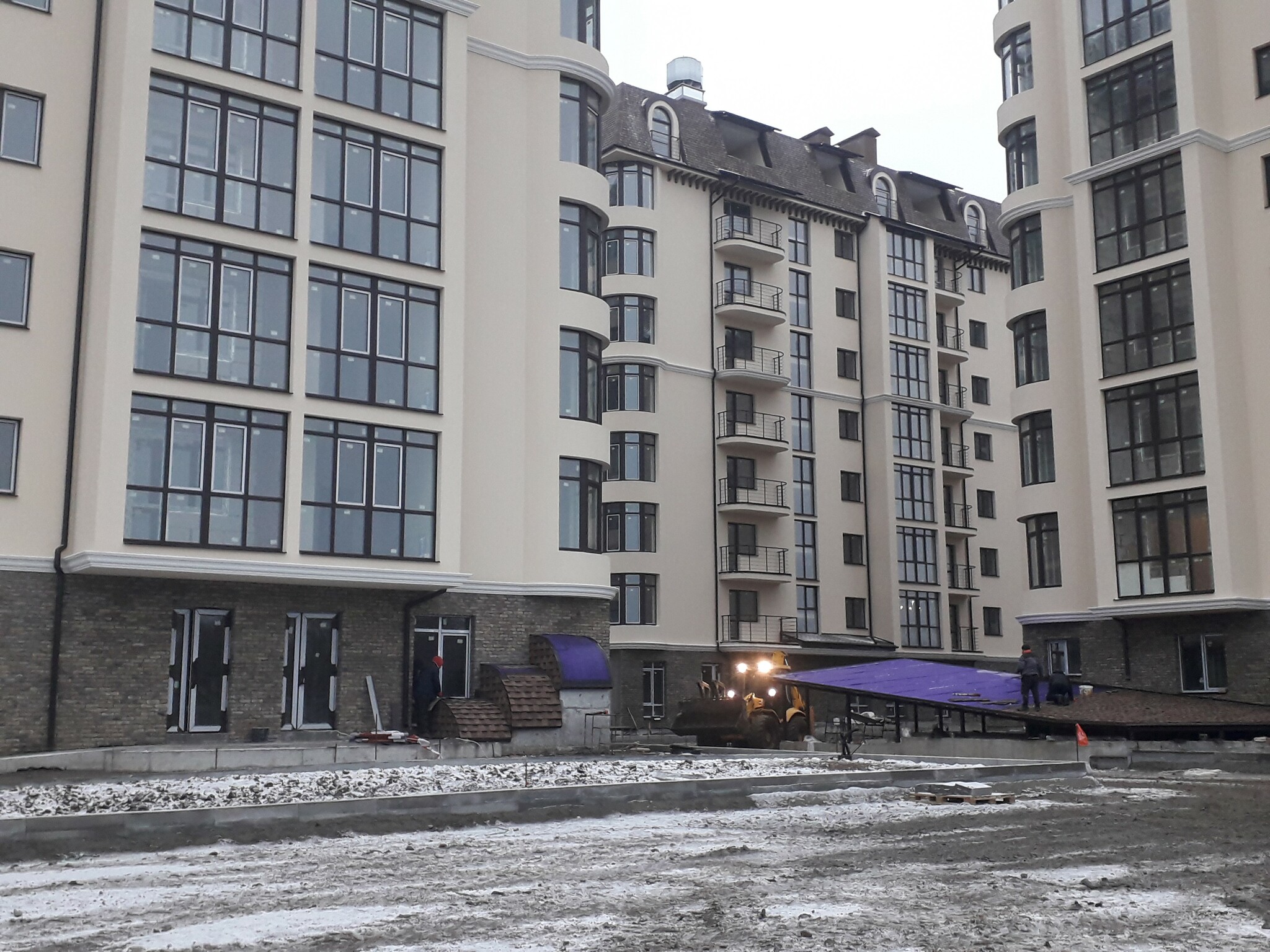 Ход строительства ЖК Садочок, дек, 2020 год