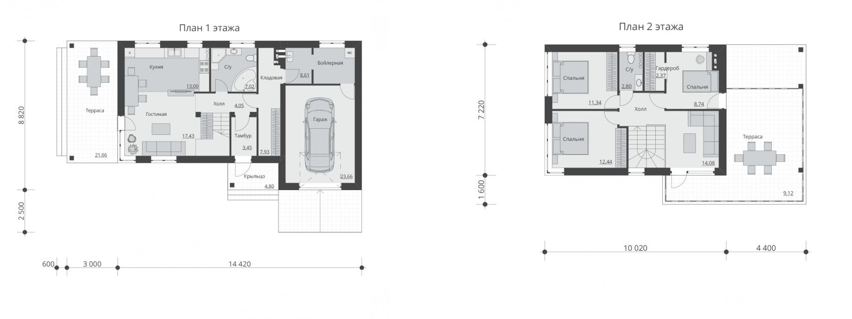Коттедж 146 м² в КГ Бугово от 11 283 грн/м², с. Молодежное