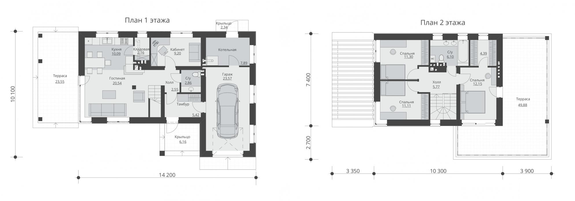 Коттедж 150.6 м² в КГ Бугово от 11 239 грн/м², с. Молодежное