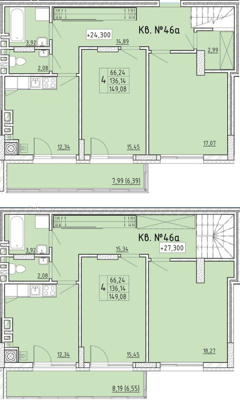 Дворівнева 149.08 м² в ЖК на вул. Виговського, 29 від 21 000 грн/м², Львів