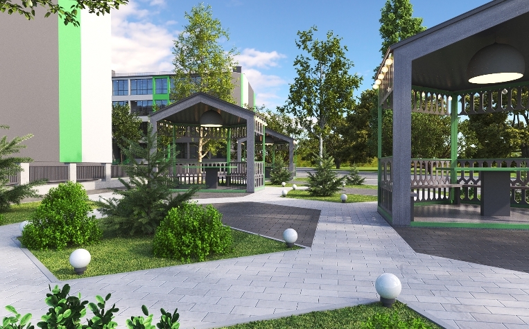 Жилой комплекс GREEN VILLAGE, застройщик EuroCity Development
