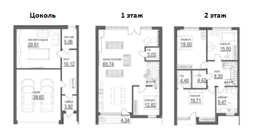 Таунхаус 251.6 м² в КМ Пуща Residence від 29 332 грн/м², Київ
