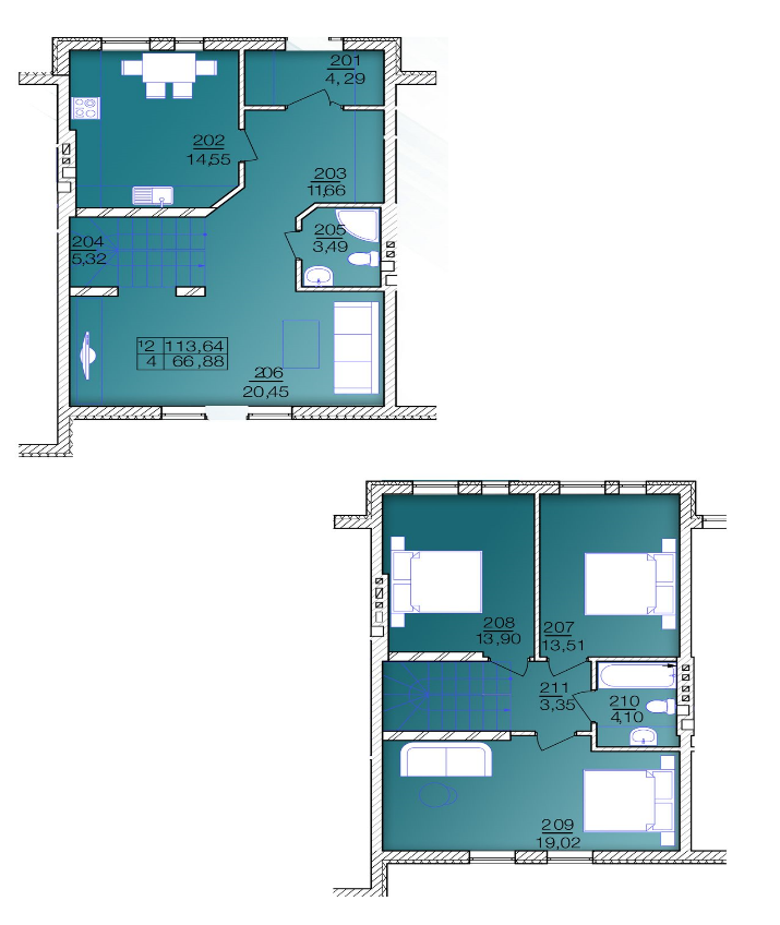 Таунхаус 112.4 м² в Таунхаус Prestige House від 18 327 грн/м², Ужгород