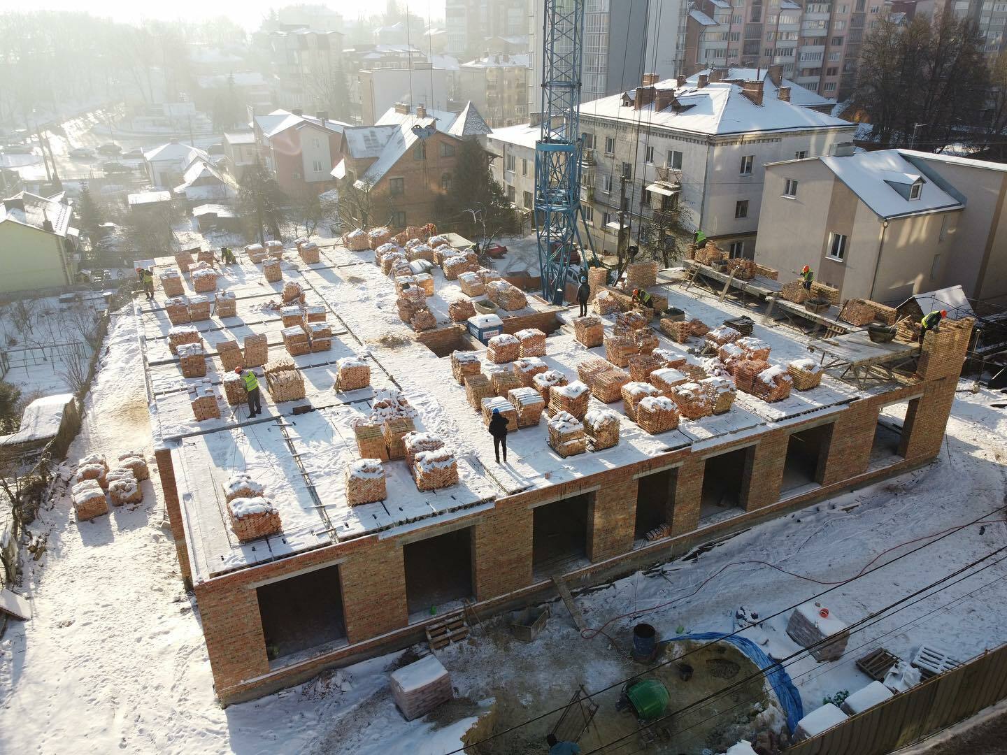 Хід будівництва ЖК Gentleman Park, січ, 2021 рік