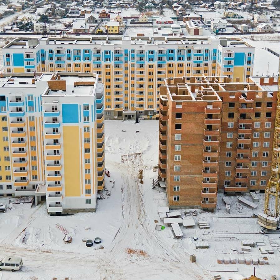Хід будівництва ЖК Сонячна Оселя, лют, 2021 рік