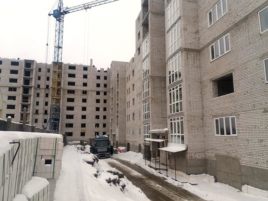 Хід будівництва ЖК Чабани 2, лют, 2021 рік