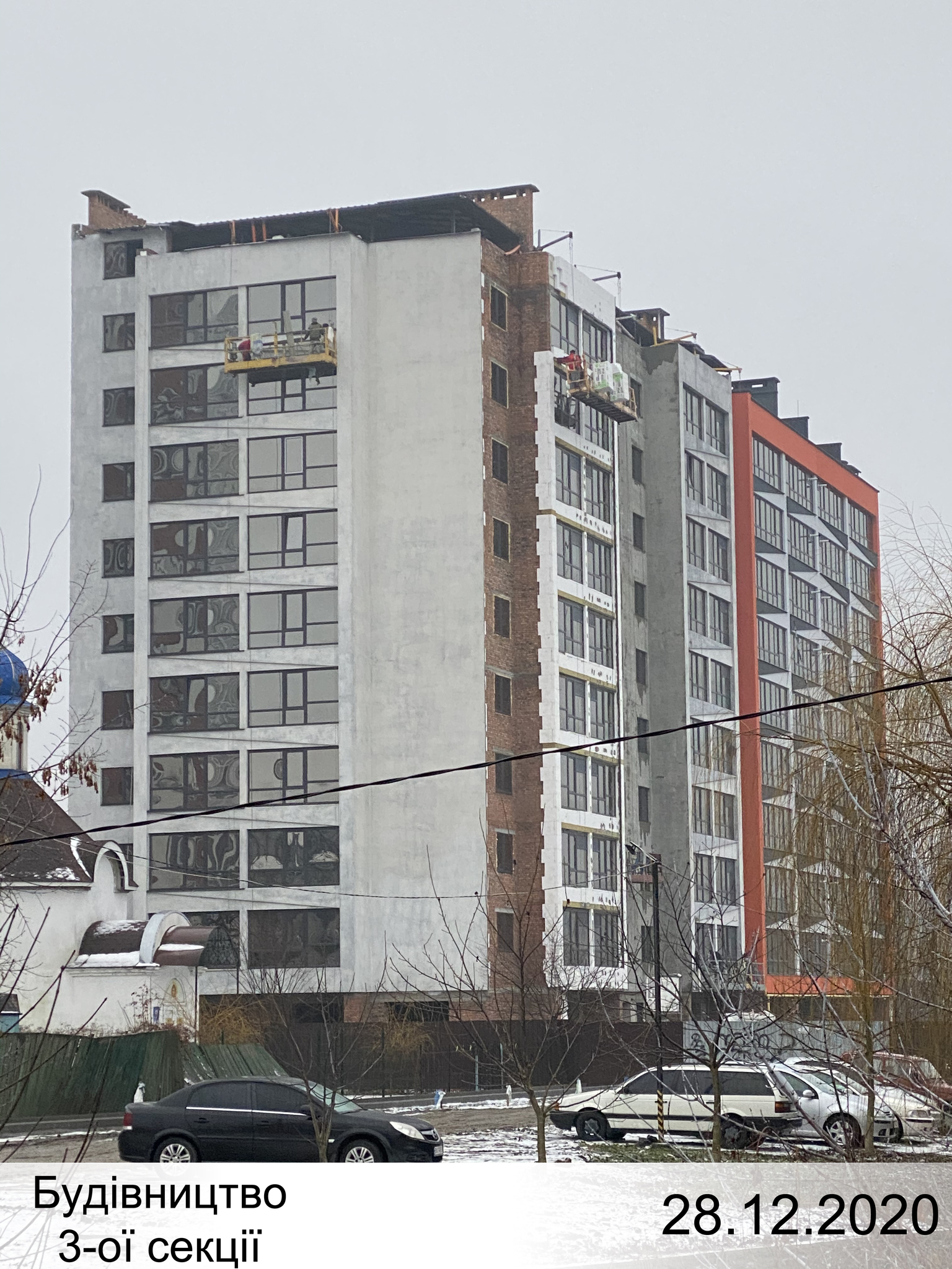 Ход строительства ЖК Dream Park, дек, 2020 год