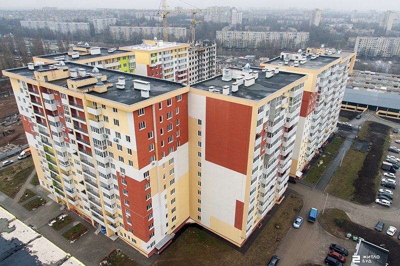 Хід будівництва ЖК Меридіан, лют, 2021 рік