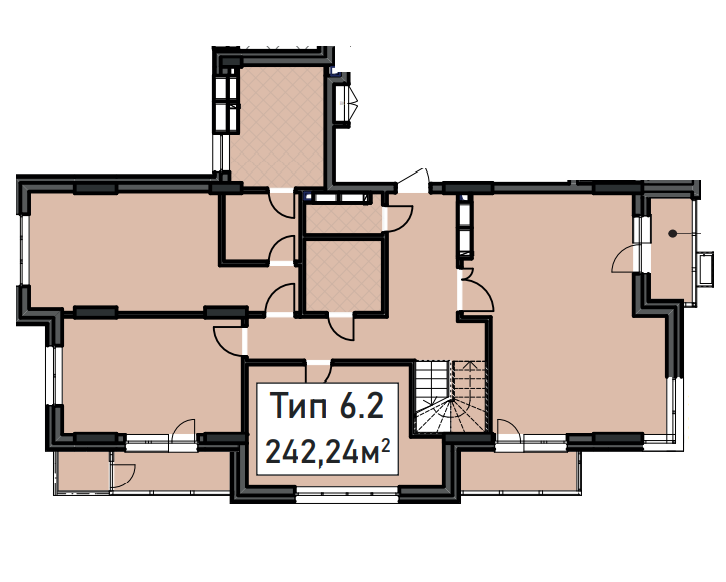 5+ кімнат 243.23 м² в ЖК CRYSTAL RESIDENCE від 59 000 грн/м², Київ