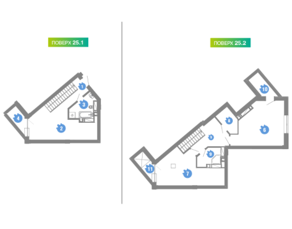 Дворівнева 81.1 м² в ЖК Family & Friends від 24 000 грн/м², Київ