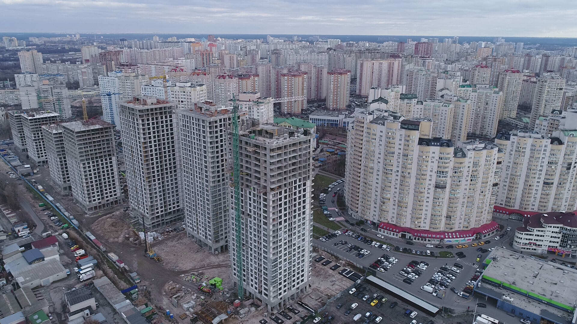 Ход строительства ЖК Урловский-1, янв, 2021 год