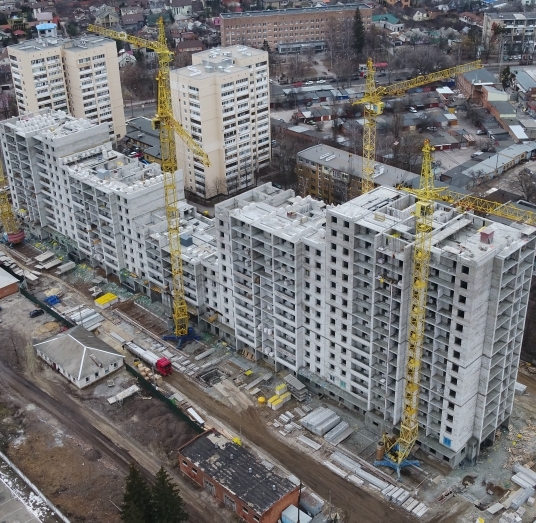 Ход строительства ЖК Шекспира, янв, 2021 год