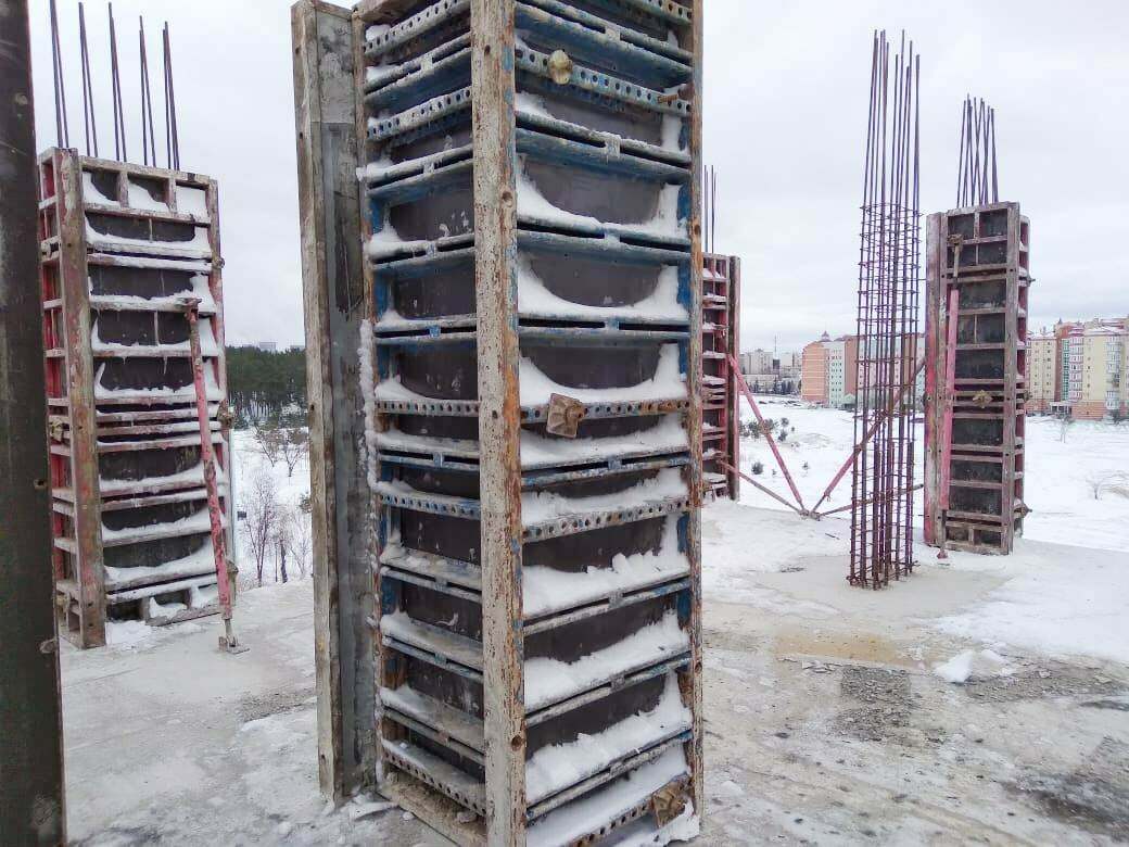 Ход строительства ЖК Простор, янв, 2021 год