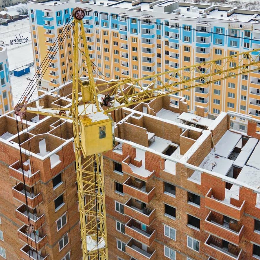 Хід будівництва ЖК Сонячна Оселя, лют, 2021 рік