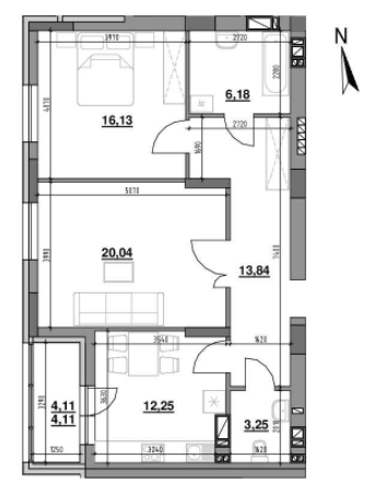 2-комнатная 75.8 м² в ЖК Ріел Сіті от 26 700 грн/м², Львов