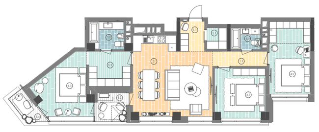 3-кімнатна 100.9 м² в ЖК UNIT.Home від 71 100 грн/м², Київ